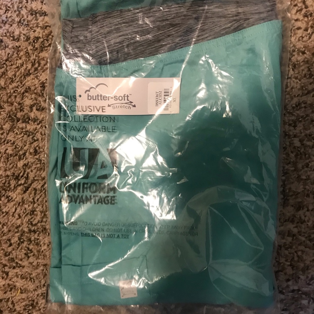 UA Butter-soft STRETCH Knit Waisteband Yoga Scrubs